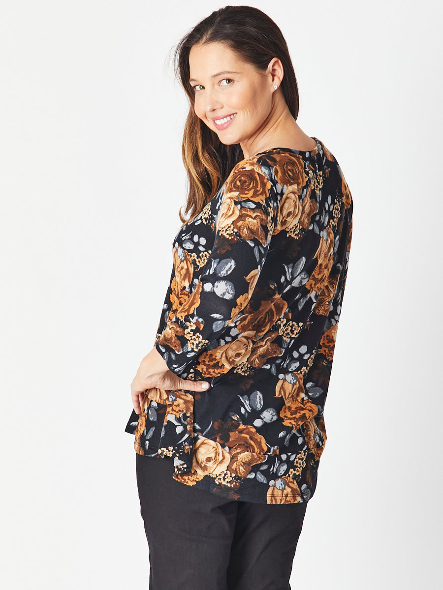 LUNA SKY | Print Top