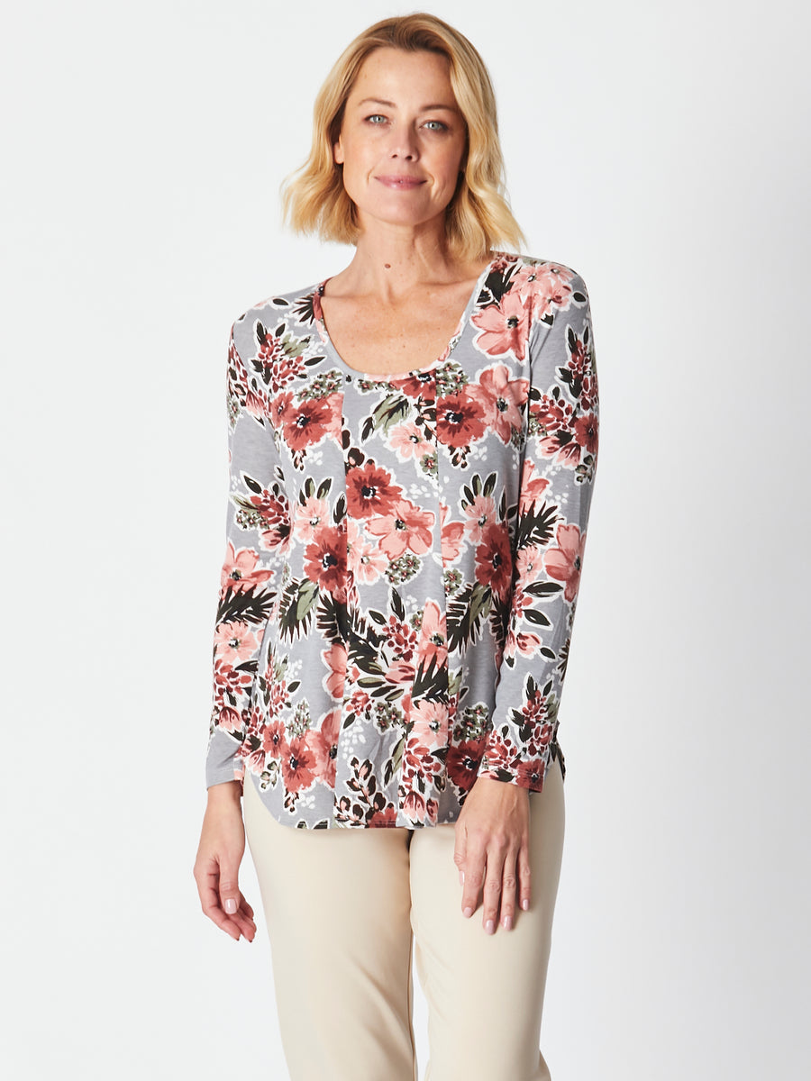 LUNA SKY | Print Top