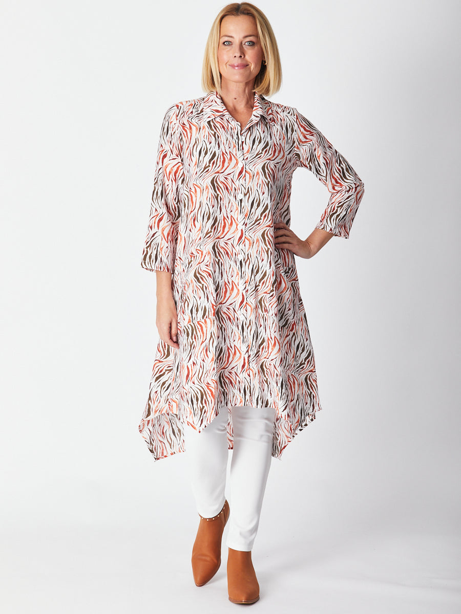 CORDELIA ST | Safari Long Line Shirt