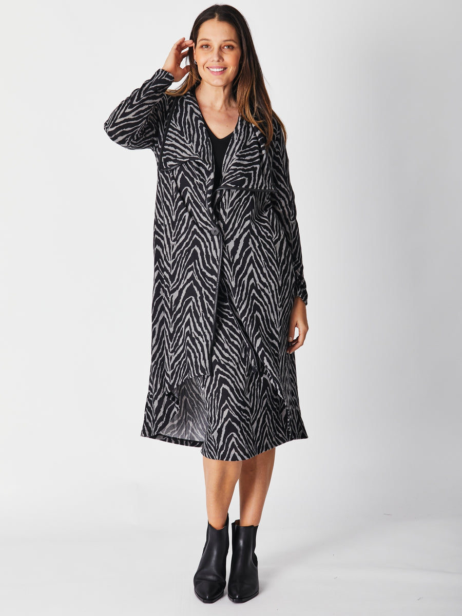 LUNA SKY | Zebra Coat