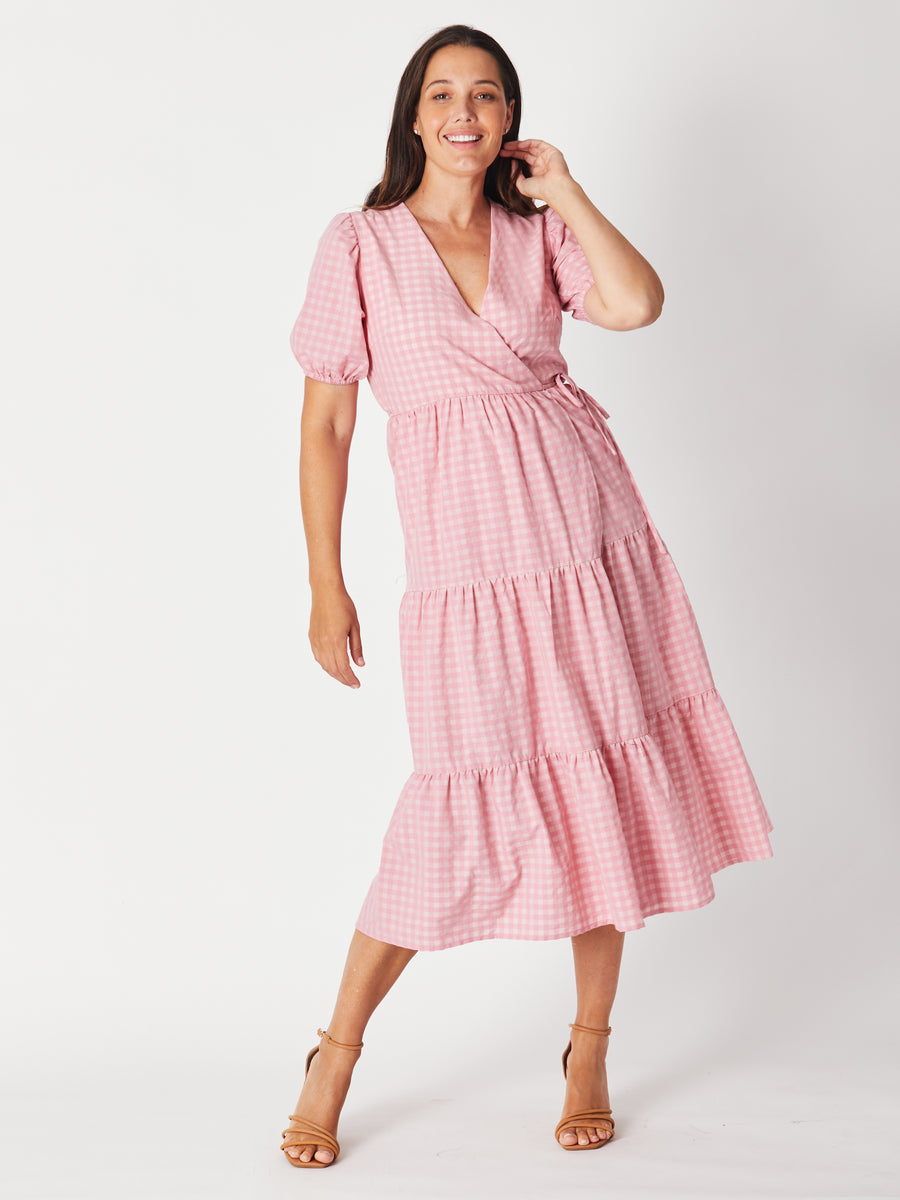 LUNA SKY | Gingham Dress