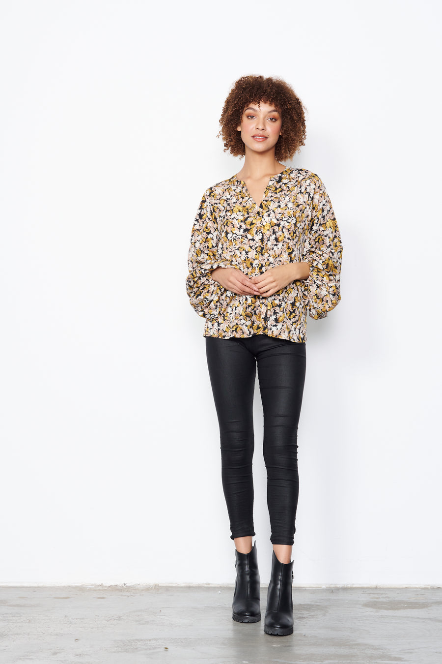 CAJU | Autumn Print Blouse