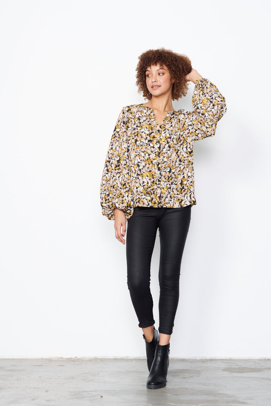 CAJU | Autumn Print Blouse