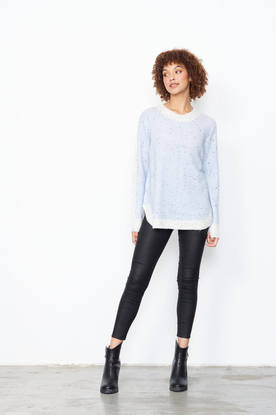 CAJU | Scoop Hem Jumper