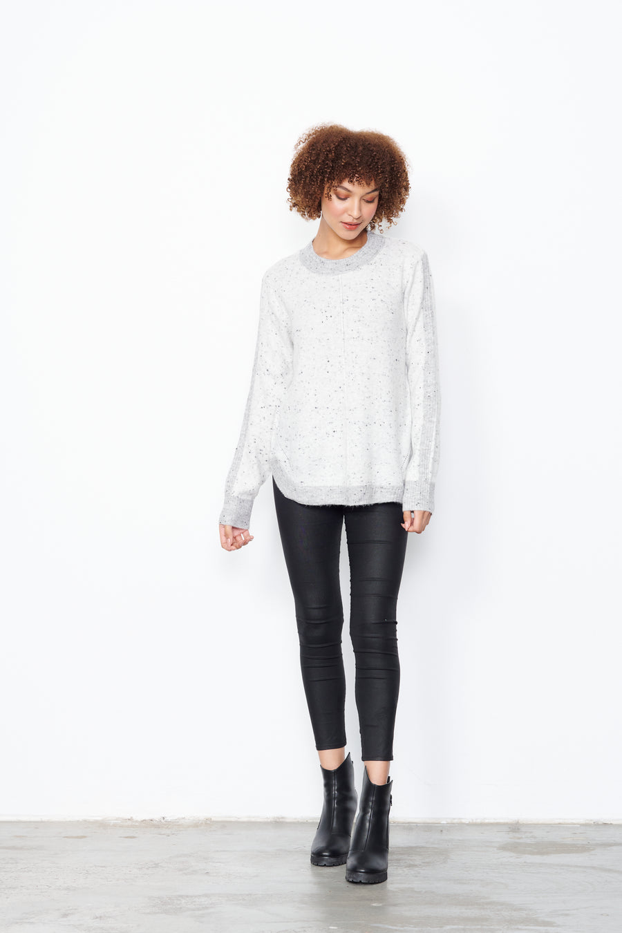 CAJU | Scoop Hem Jumper