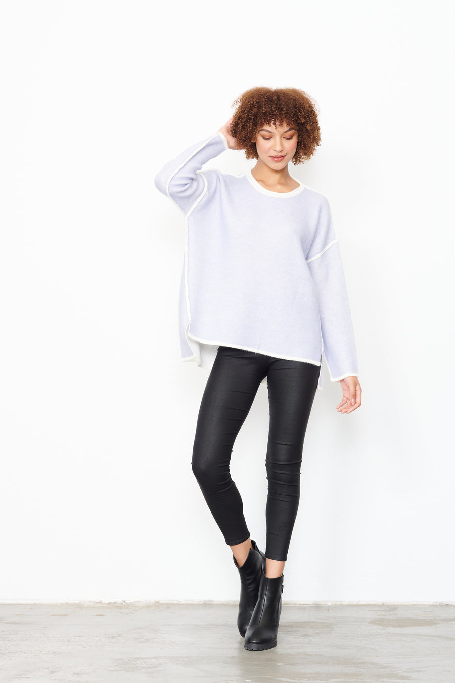 CAJU | Split Hem Jumper