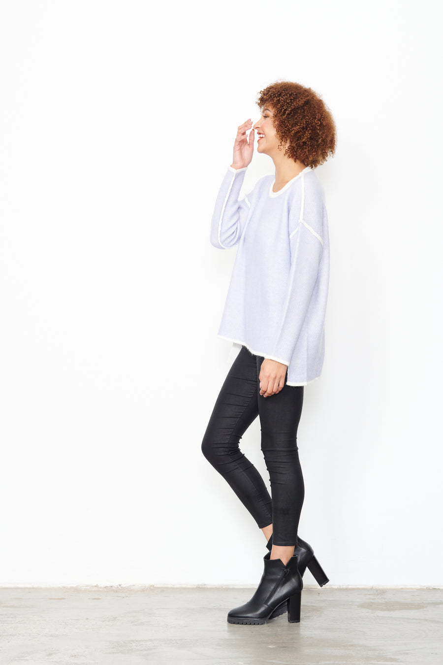 CAJU | Split Hem Jumper