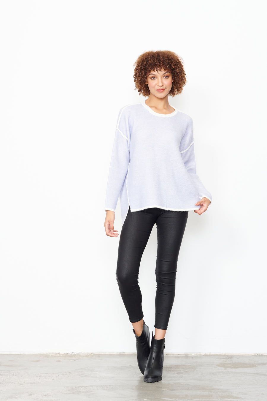 CAJU | Split Hem Jumper