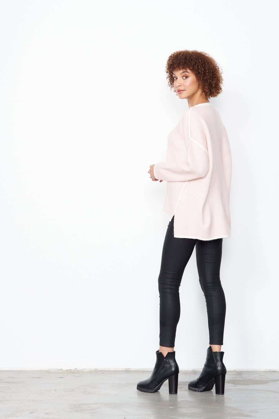 CAJU | Split Hem Jumper