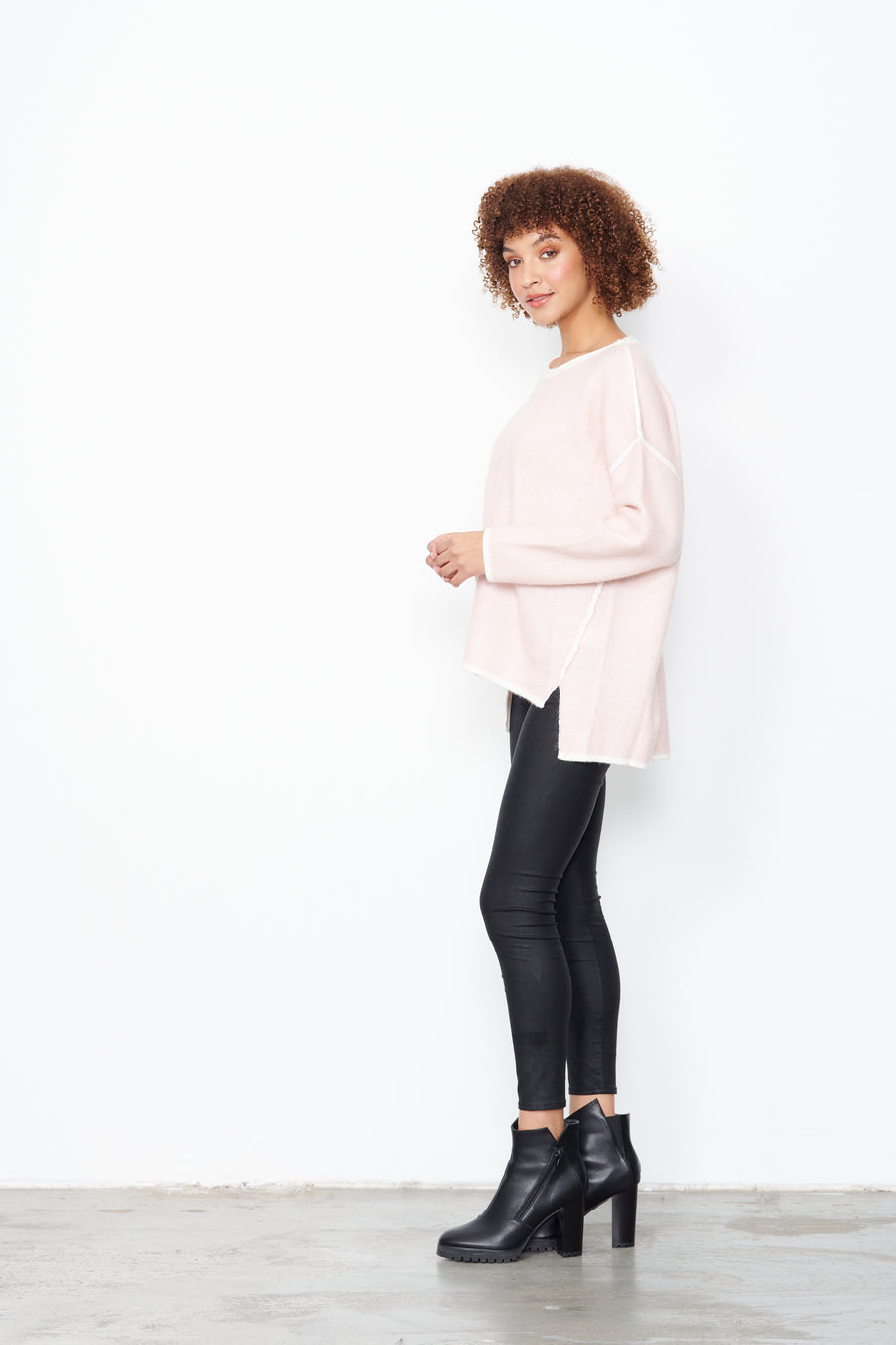 CAJU | Split Hem Jumper