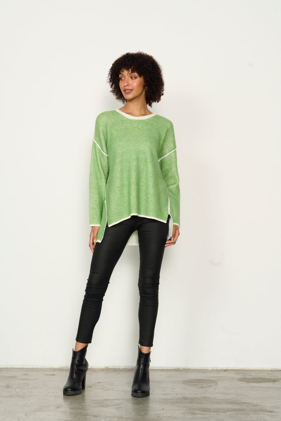 CAJU | Split Hem Jumper