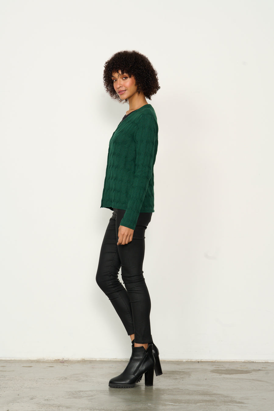 CAJU | Cable Knit Cardi