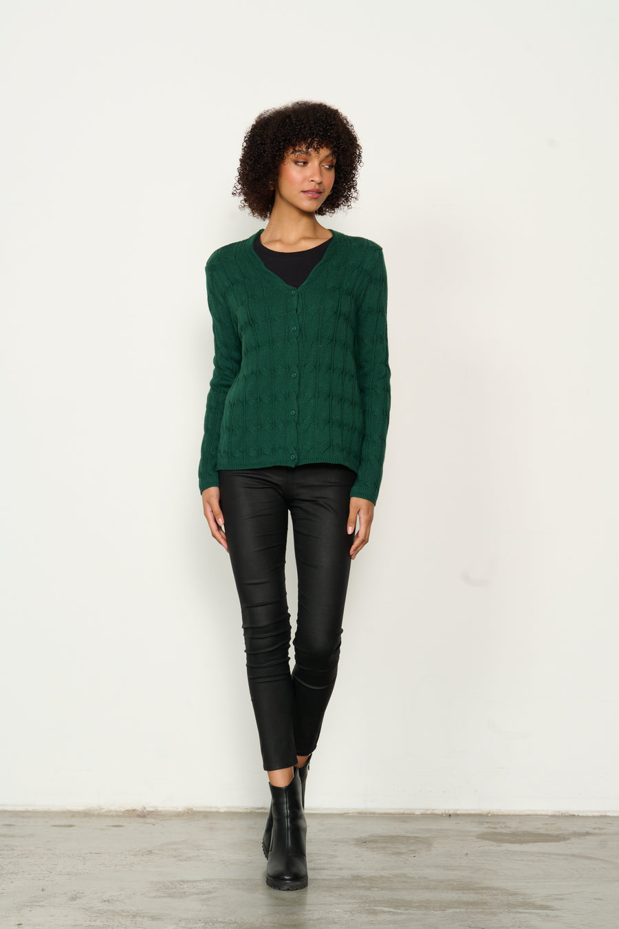 CAJU | Cable Knit Cardi