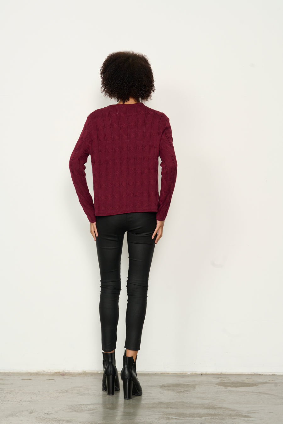 CAJU | Cable Knit Cardi