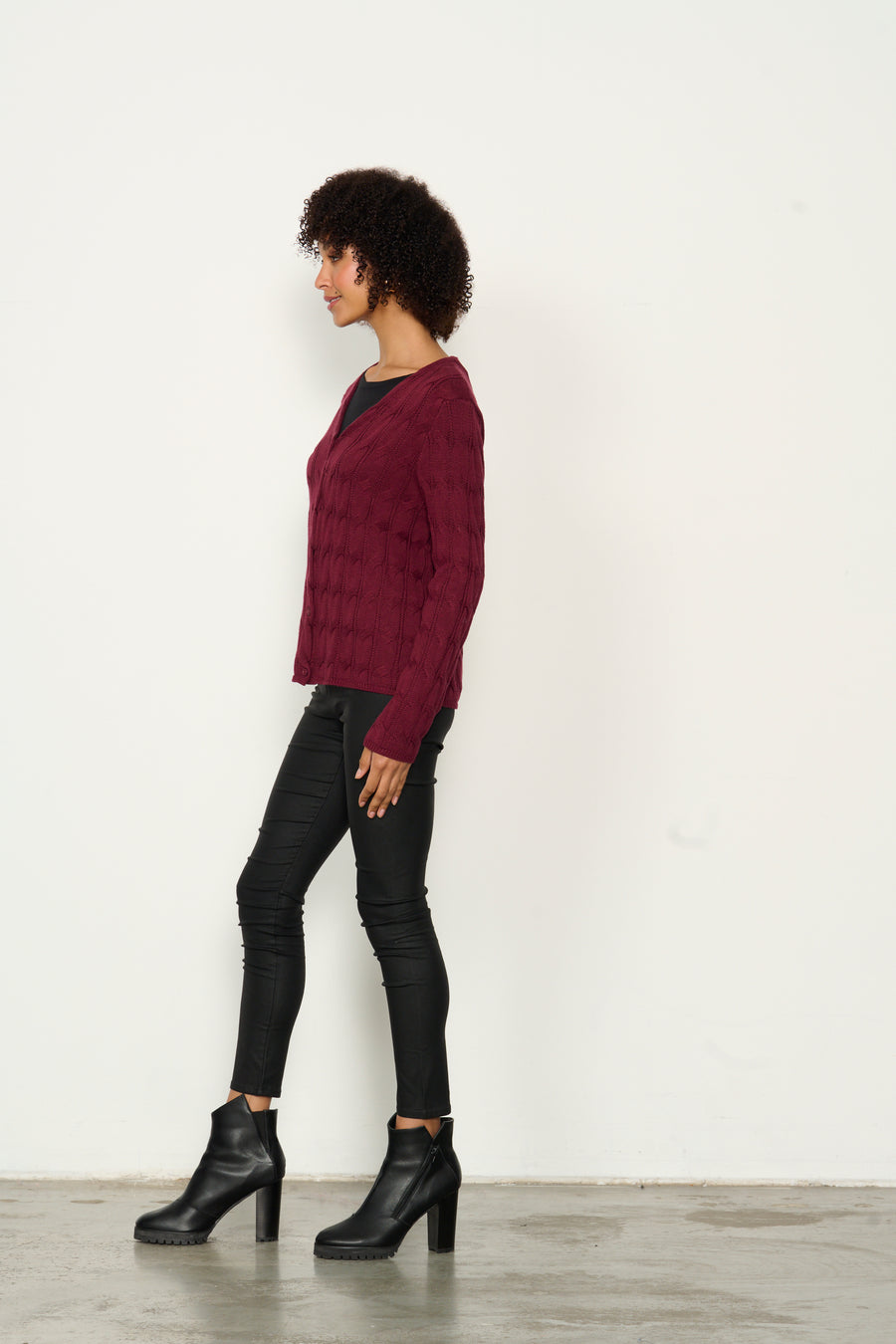 CAJU | Cable Knit Cardi