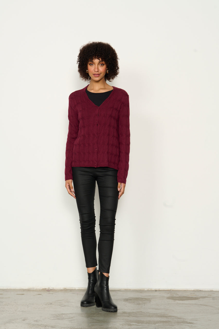 CAJU | Cable Knit Cardi