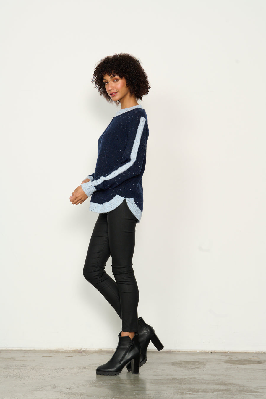 CAJU | Scoop Hem Jumper