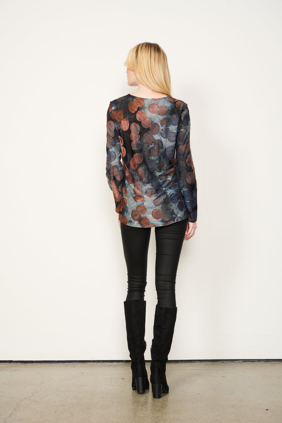 HOLMES & FALLON | Jacquard Print Top