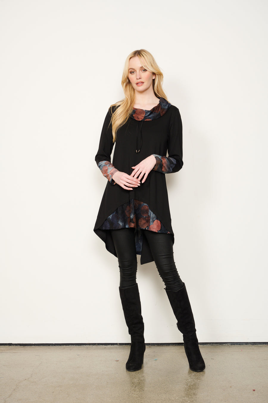 HOLMES & FALLON | Jacquard Panel Tunic