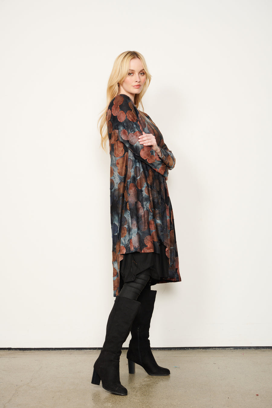 HOLMES & FALLON | Jacquard Print Dress