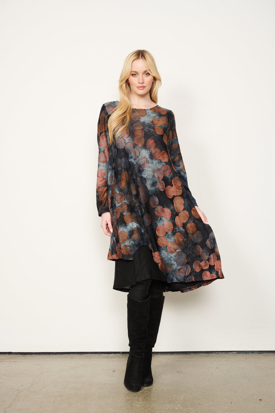 HOLMES & FALLON | Jacquard Print Dress