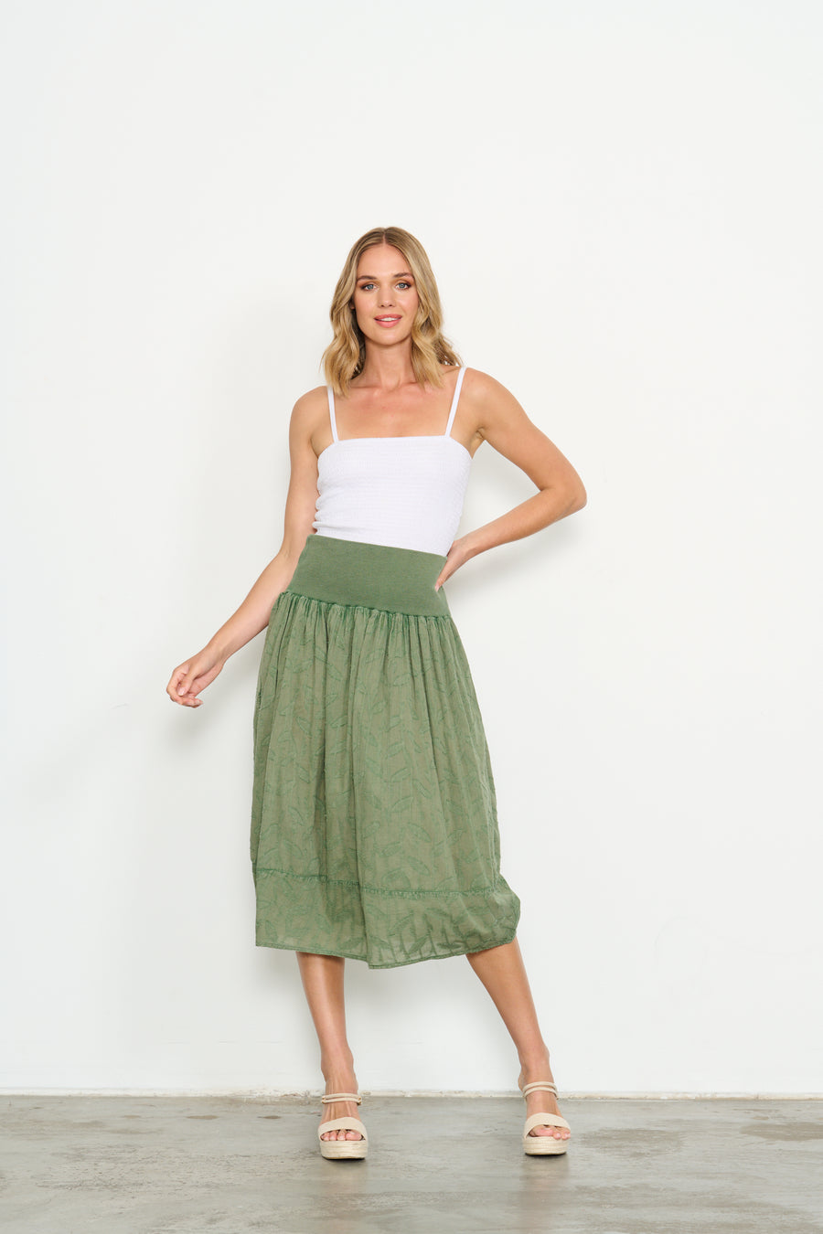 HOLMES & FALLON | Jacquard Skirt