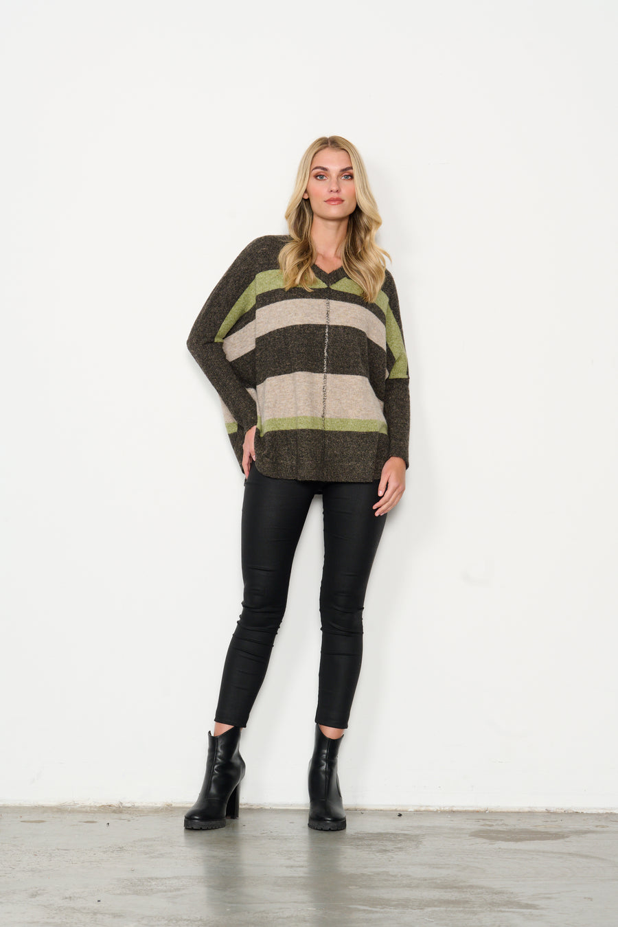 HOLMES & FALLON | Striped Jumper