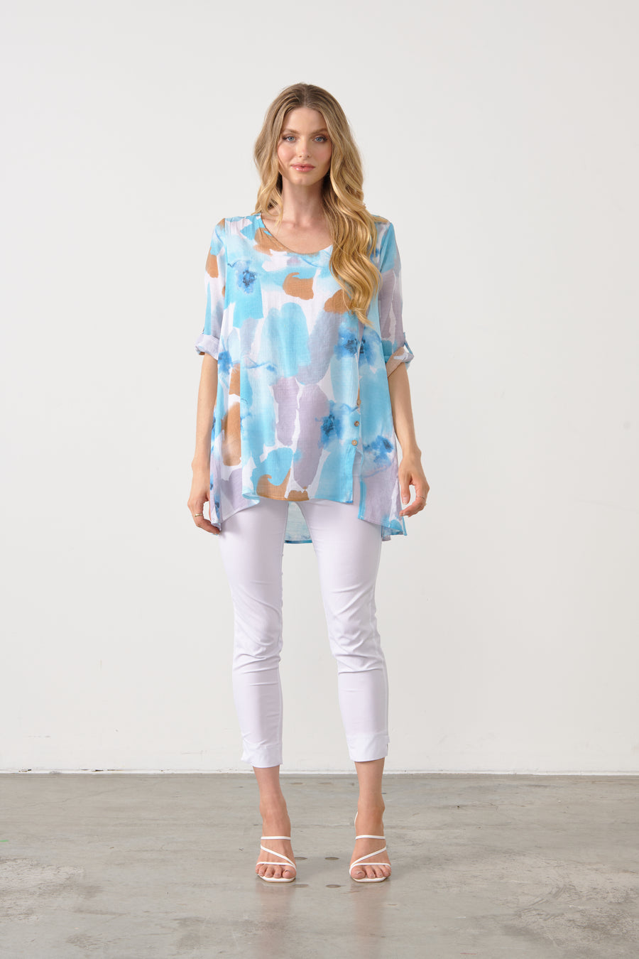 HOLMES & FALLON | Button Hem Tunic