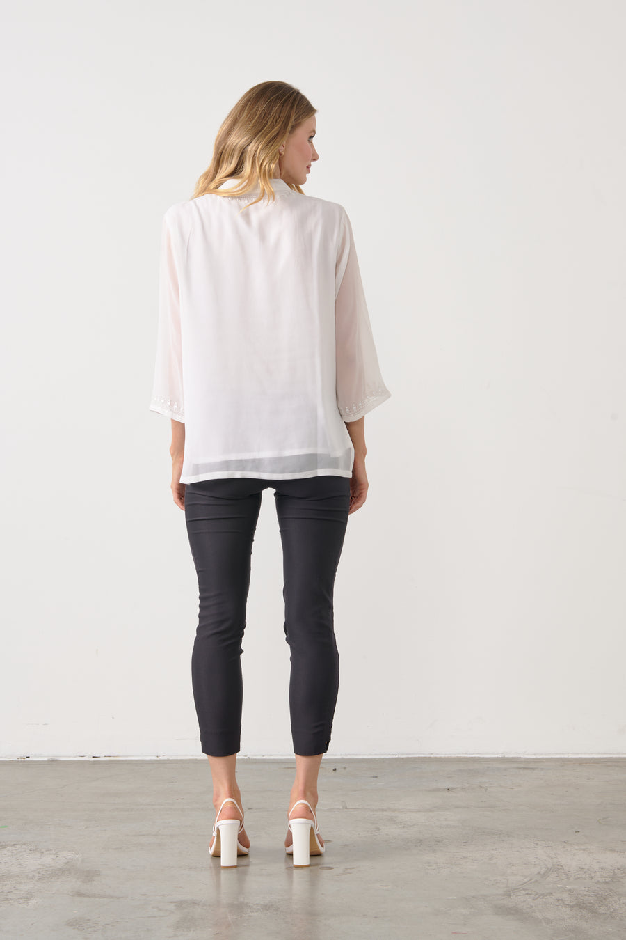 HOLMES & FALLON | Hand Beaded Blouse